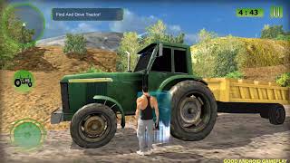 Farming Tractor Cargo Sim- Mountain Jeep Driver Simulator 2018 - Android GamePlay HD screenshot 3