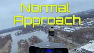 Helicopter Normal Approach, Collective Controls The Angle, Cyclic Controls The Speed
