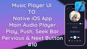 #10 Music Player App Main Audio Player with SwiftUI | Native iOS