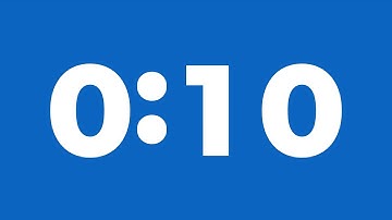 10 Second Timer Without Music | 10 Seconds | 10 Second Stopwatch