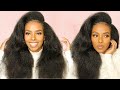 BLOW DRY ROUTINE | TAILBONE LENGTH NATURAL HAIR| It’s Hana