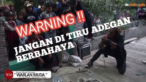 ATRAKSI HANYA DI LAKUKAN OLEH AHLINYA DEBUS // SINGA DANGDUT WARLAN MUDA LIVE IN BOBOS
