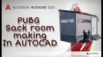 Pubg sack / shed/ tool room in Autocad 2021 by syncronise cad / Abhishek vishal / like and subscribe