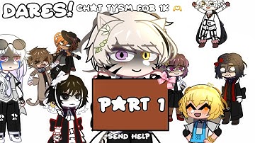 Bsd and kny does your dares PART 1 //bsd// //kny// //part 1/??//