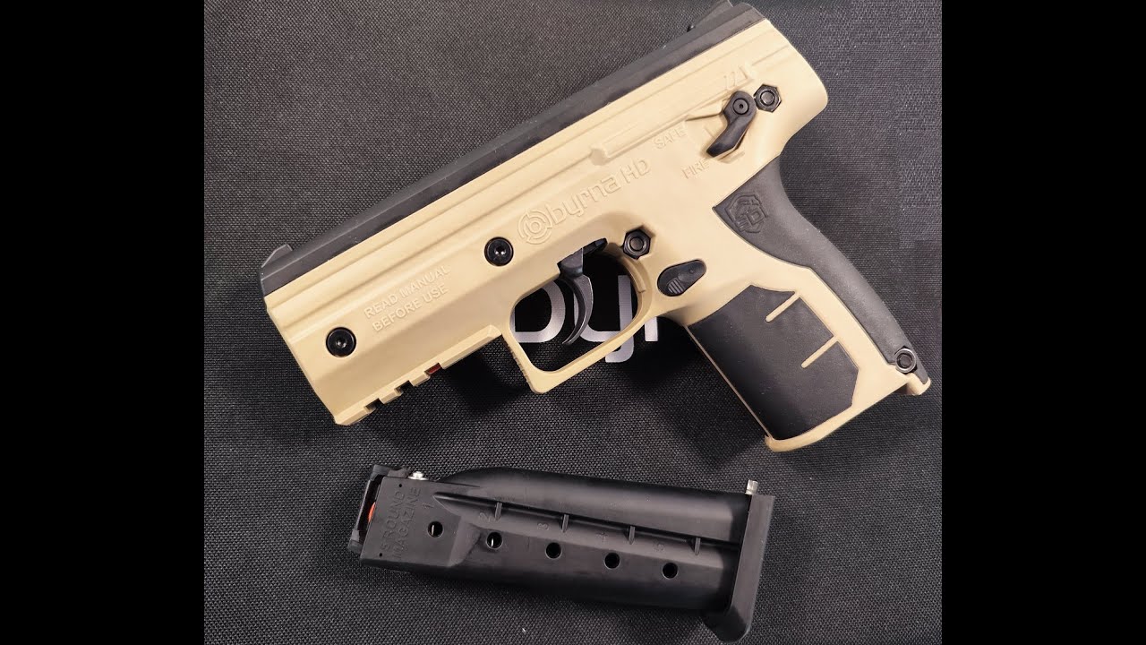 Byrna HD .68 paintball/pepperball kilövő YouTube