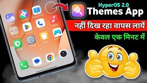 🔴FIX - HyperOS 2.0 Themes App Not Showing⚡⚡