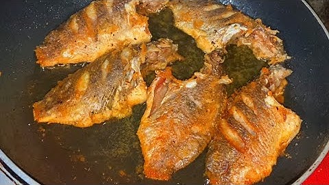 bí quyết chiên cá giòn như cốm  / cá rô phi chiên giòn 