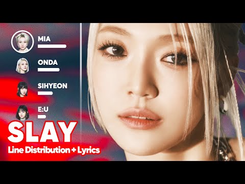 EVERGLOW – SLAY (Line Distribution + Lyrics Karaoke) PATREON REQUESTED