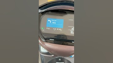 MAP in scooter Bluetooth connection Turn by turn navigation #jupiter125cc #smartxconnect
