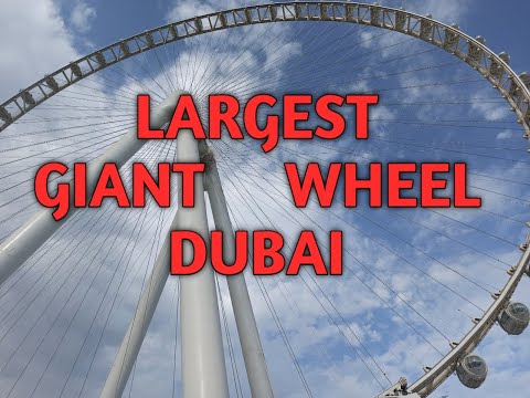 #Ain dubai# #BlueWater Island#world Largest Giant Wheel