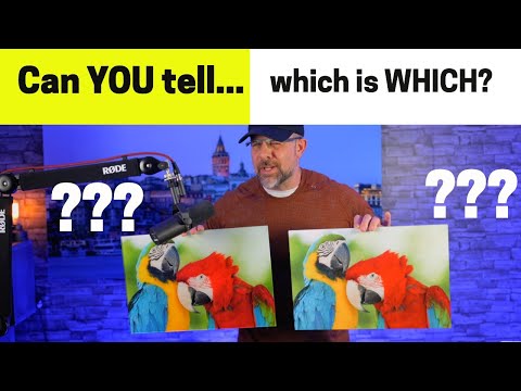 المطبوعات المعدنية مقابل المطبوعات الأكريليكية معظم الناس لا يستطيعون التمييز بينهما