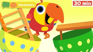 First Words with Larry | Sensory Stimulation for Babies | Toys, Games & Music for Kids | Vocabularry