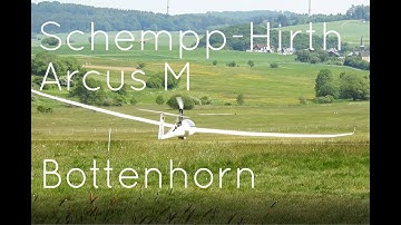 Schempp-Hirth Arcus M Takeoff from Bottenhorn Airfield