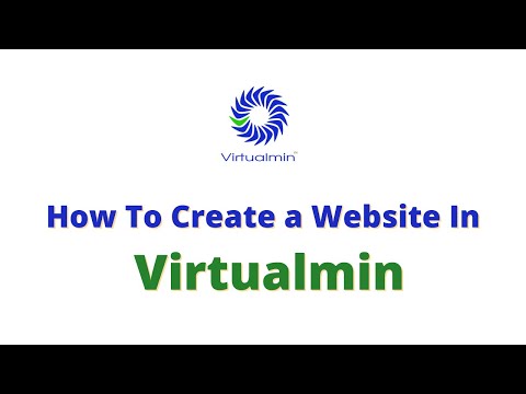 How To Create a Website In Virtualmin