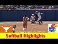 1 texas vs kansas softball game 3 highlights april 21 2024