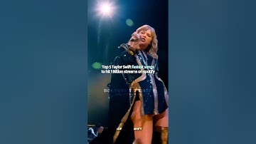 top five Taylor Swift fastest songs to hit 1 billion streams #taylorswift #shorts #fyp ￼#blowup #fy
