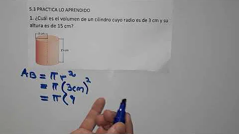 ¿Cómo calcular volumen si tengo diametro y altura?