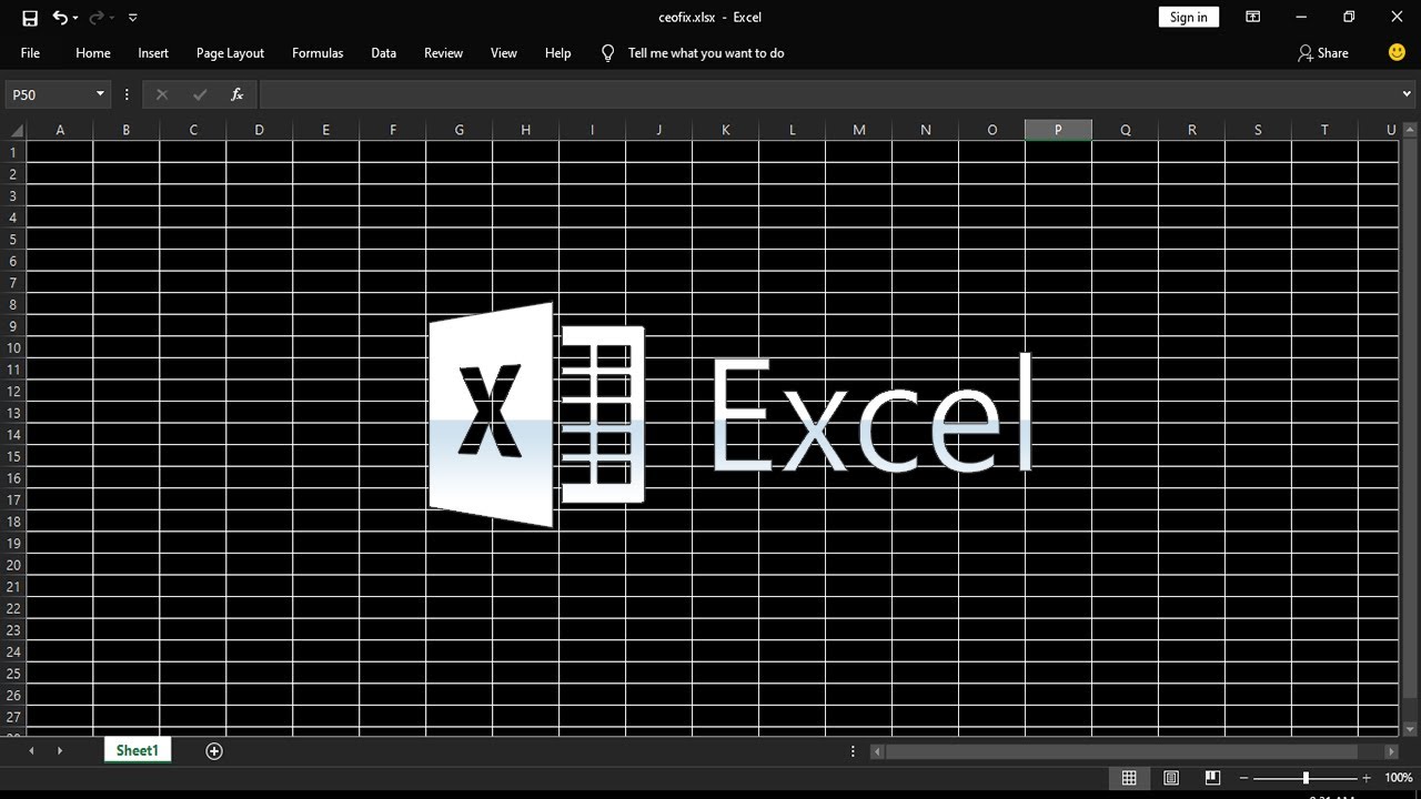 Bộ sưu tập 333 Excel black background Xuất sắc nhất trong công việc văn phòng