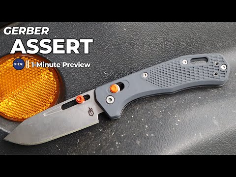 Gerber Assert Folding Knife | 1 Minute Preview | Atlantic Knife
