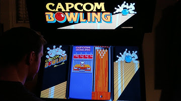 Capcom Bowling Arcade Cabinet MAME Gameplay w/ Hypermarquee