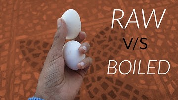 How to differ between a Raw and a Boiled egg? - (Using Physics || Rotational Motion)