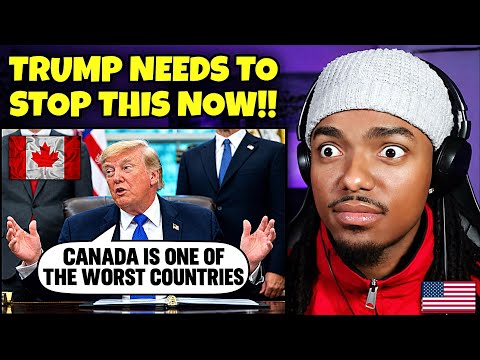 AMERICAN REACTS to Trump Calling Canada "One of the WORST Countries"