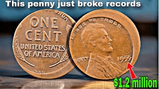 This 1955 Double Die Penny Just Sold for $1,200,000