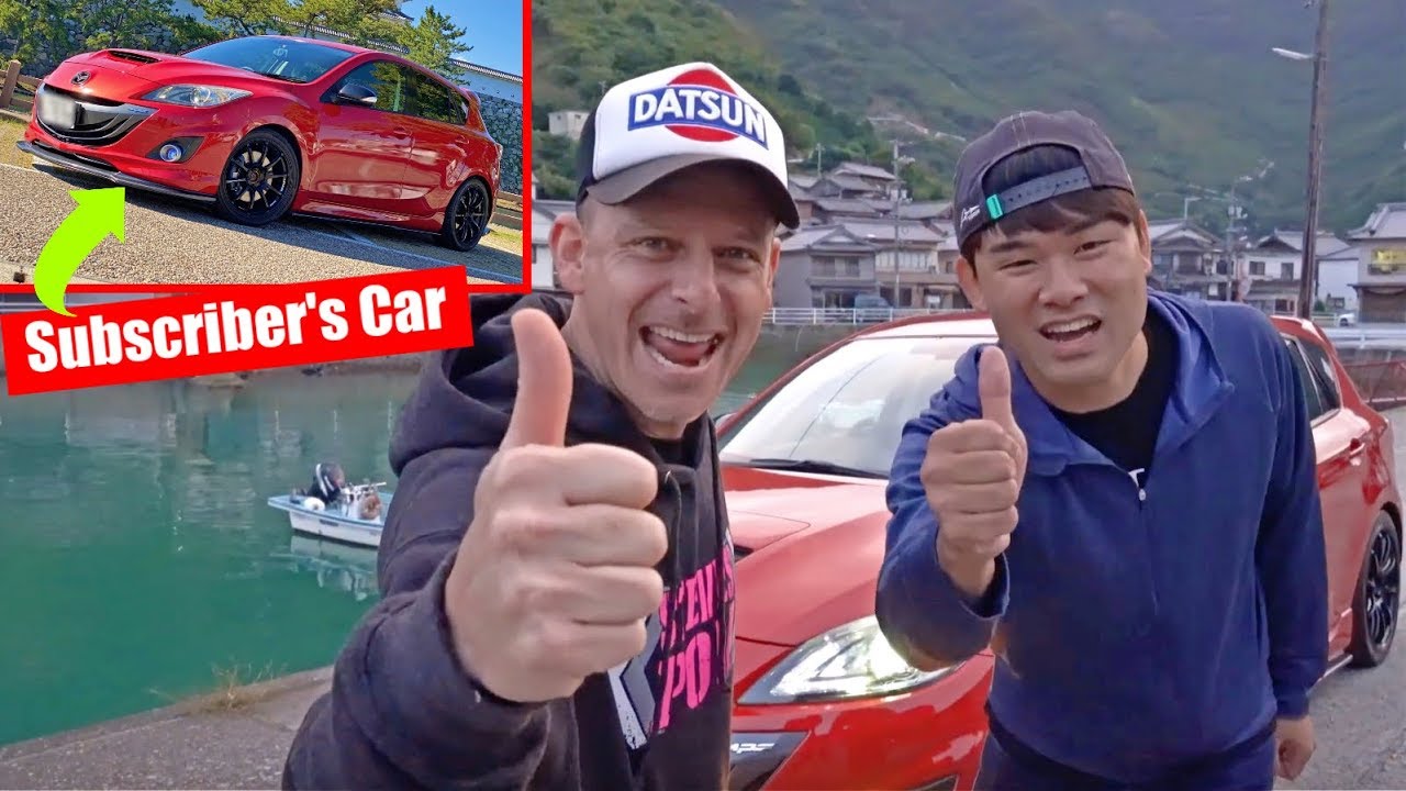 視聴者の愛車で人生アドバイスをしてみた！マツダスピードアクセラで広島県瀬戸内海沿いをドライブ！ Driving a Fan's MazdaSpeed3 & Giving Valuable Advice