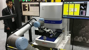 iREX 2019 - Mitutoyo / Universal Robots - Quick Vision Active / UR5 - Dimensional Measurement