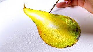 Use primary colors to paint shadows in Watercolor!