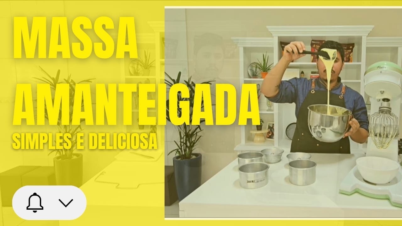 MASSA AMANTEIGADA PERFEITA PARA BOLOS | CASEIRINHOS | ANDARES  | FESTAS🧈✨