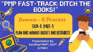 PMP Task 6 (Process Domain) Part 1: Budget & Resource Planning –Project Cost Management (Urdu/Hindi)