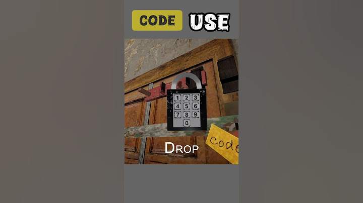 how to use padlock code in granny 1 | use a padlock code |#shorts #granny