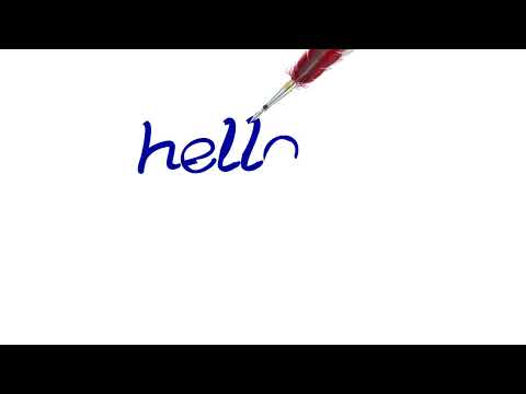 Automatic Pen Writing Text Animation  | Handwriting Text Effect In animate cc/ adobe flash 2018