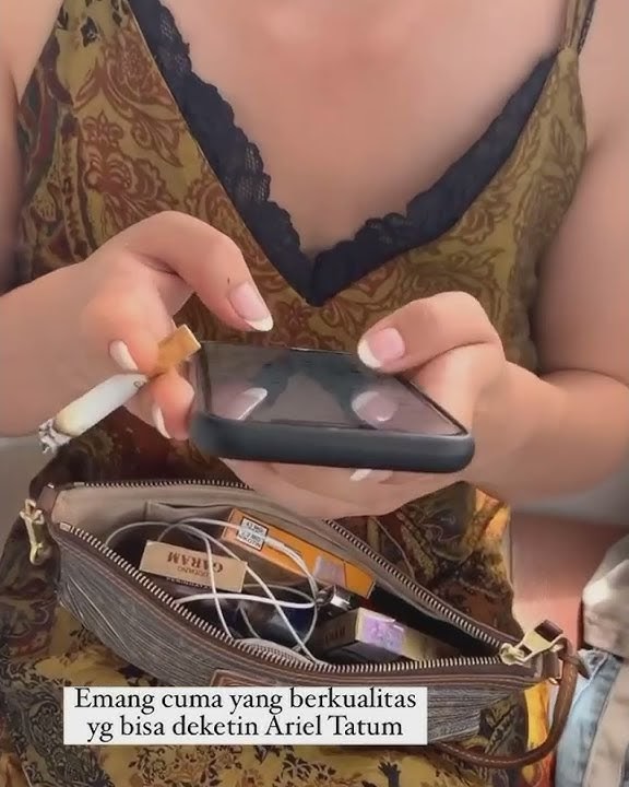 ariel tatum rokoknya gudang garam filter😍