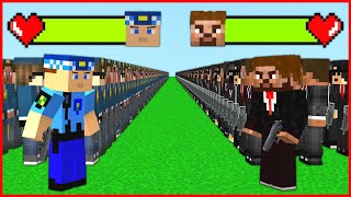 KEREM KOMİSER ORDUSU VS FAKİR ORDUSU! 😱 - Minecraft screenshot 3