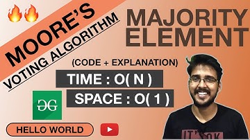 Majority Element | Moore