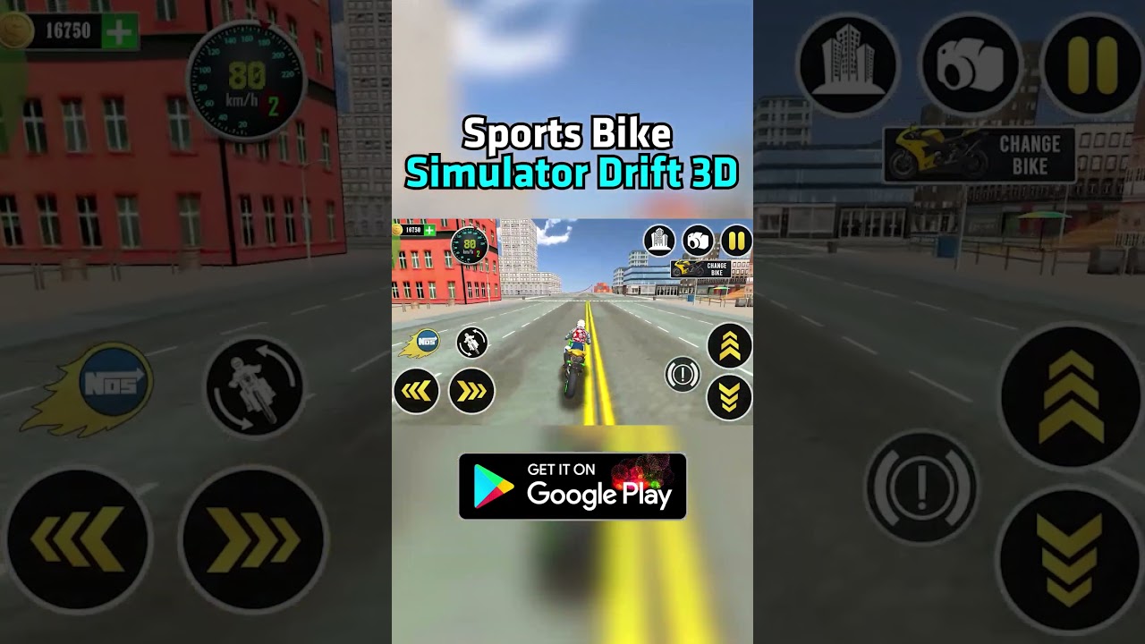 Play Sports bike simulator Drift 3D