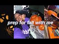 PREP FOR FALL WITH ME: monthly reset, setting goals + spooky night