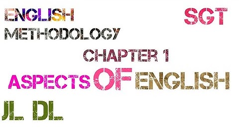 Aspects of English in Telugu I SGT English Methodology