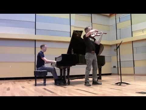 Liszt Paganini Etude 4 - Paganini Caprice 1 - Self Duet