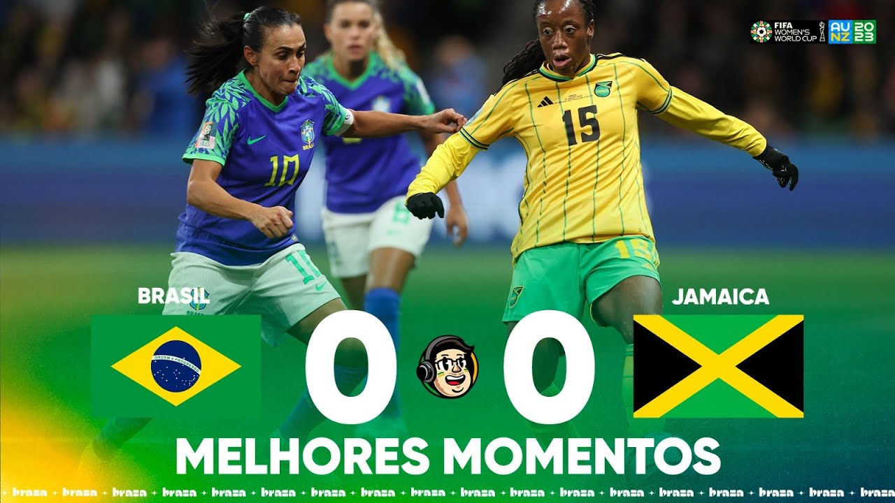 Brasil empata com a Jamaica e está eliminado da Copa Feminina