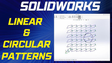 How to Create Linear and Circular Patterns in SOLIDWORKS - Solidworks Beginner