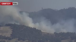 Cal Fire crews battle Twist Fire in Tuolumne County