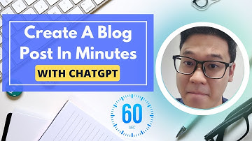 Create A Blog Post In 10 Minutes With ChatGPT - Expert ChatGPT Prompts