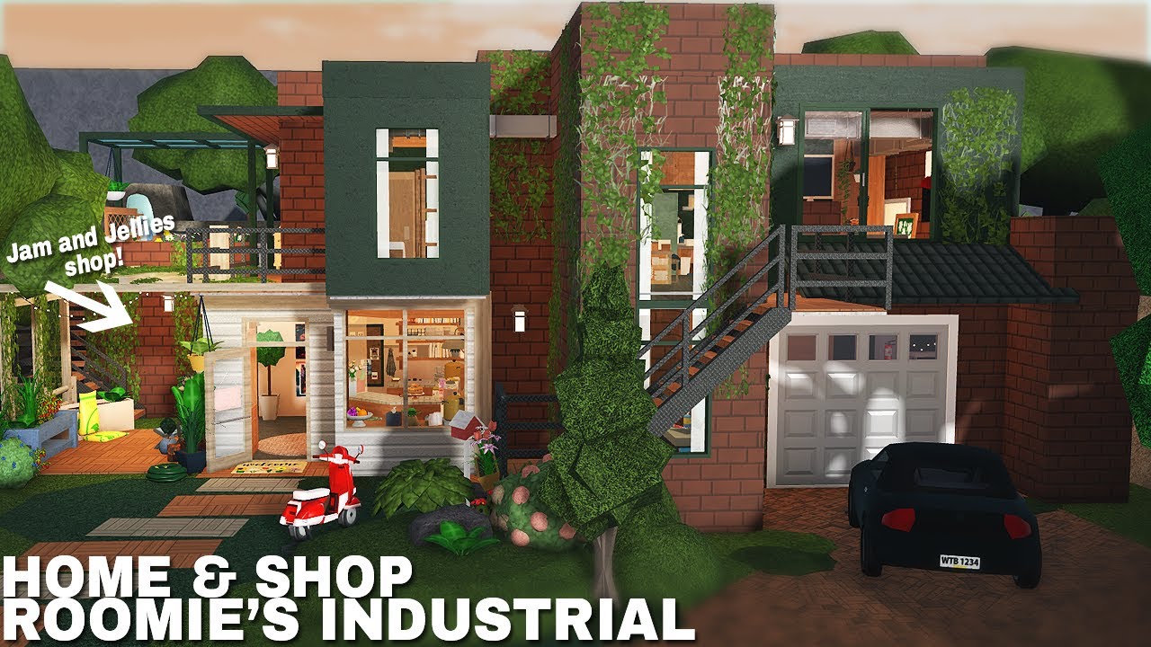 'The Jam' Shop & House Bloxburg Speed Build 300k YouTube
