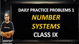 NUMBER SYSTEMS || DAILY PRACTICE PROBLEM 1 || INVENTIVE CLASSES