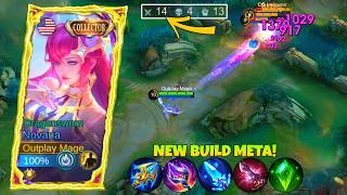 MAX DAMAGE BUILD FOR NOVARIA AFTER BUFFD! BEST BUILD AND EMBLEM NOVARIA AUTO WINSTREAK | MLBB