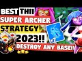 TH11 Zap Super Archer Attack Strategy (2023) - Best TH11 War Attack | Clash Of Clans