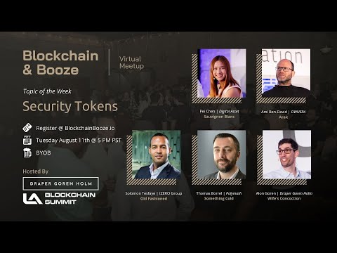 The Future of Security Tokens | Blockchain & Booze